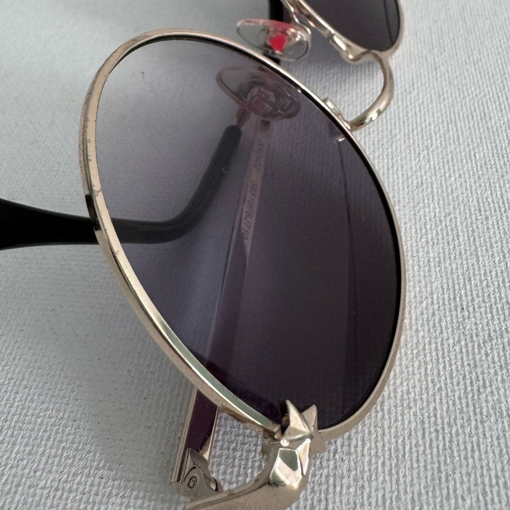 BETSEY JOHNSON SUNGLASSES AVIATOR BJ710 - Picture 8 of 12